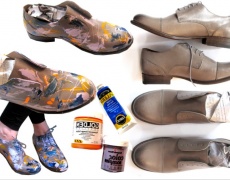 Как да си направим „splatter“ обувки за 5 минути? 