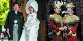 Традиционното сватбено облекло по света