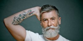 60-годишен мъж си пусна брада и стана модел