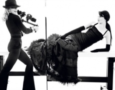 Мадона в арт фотосесия за Harper’s Bazaar 