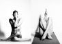 Гола йогистка превръща тялото си в изкуство