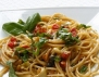Рецепта за спагети със сушени домати и кедрови ядки   