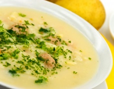 Рецепта за сметанова супа с гъби и пиле   